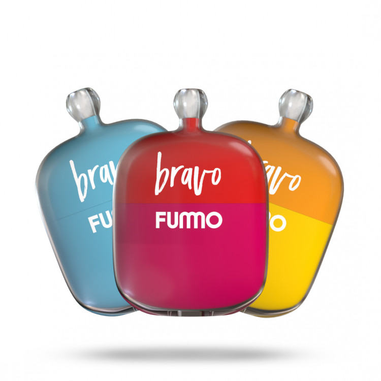 Одноразовая электронная сигарета Fummo Bravo (4000) - Cranberry raspberry (Клюква-малина)