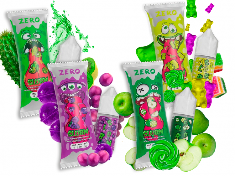 (М) Жидкость Slurm Limited Zero - Мармелад с Земляникой  27 мл (0 мг)