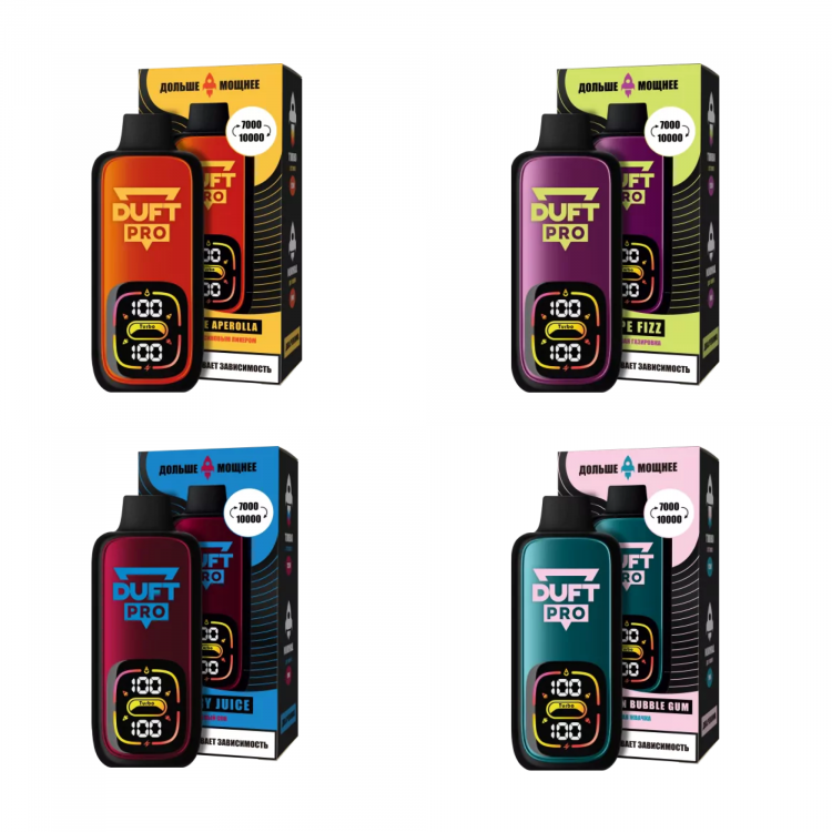 Одноразовая электронная сигарета Duft Pro 10000 - BLUEBERRY MARSHMALLOW (ЧЕРНИЧНЫЙ ЗЕФИР)