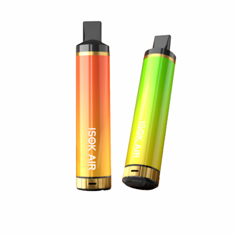 (М) Одноразовая электронная сигарета Isok Air 4500 - Клубника-киви Айс