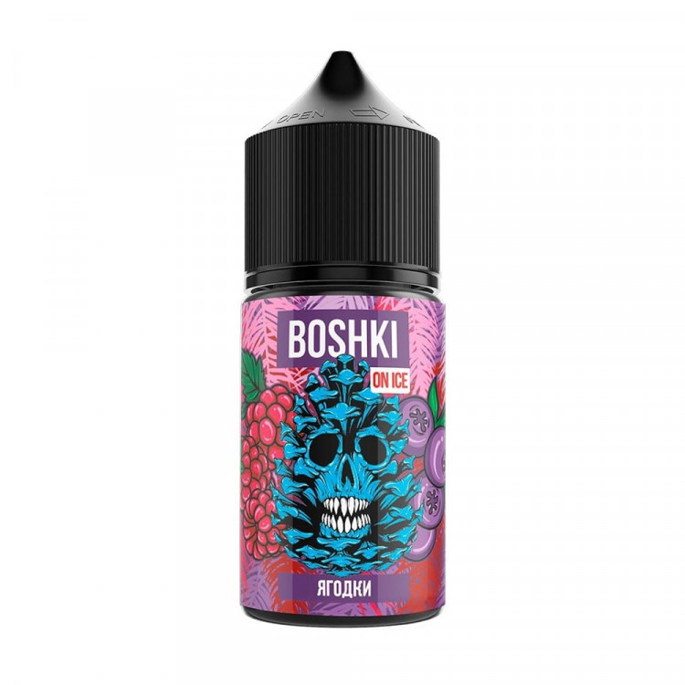Жидкость BOSHKI ON ICE Salt - Ягодки (Хвоя, ягоды, Холод) 30 мл