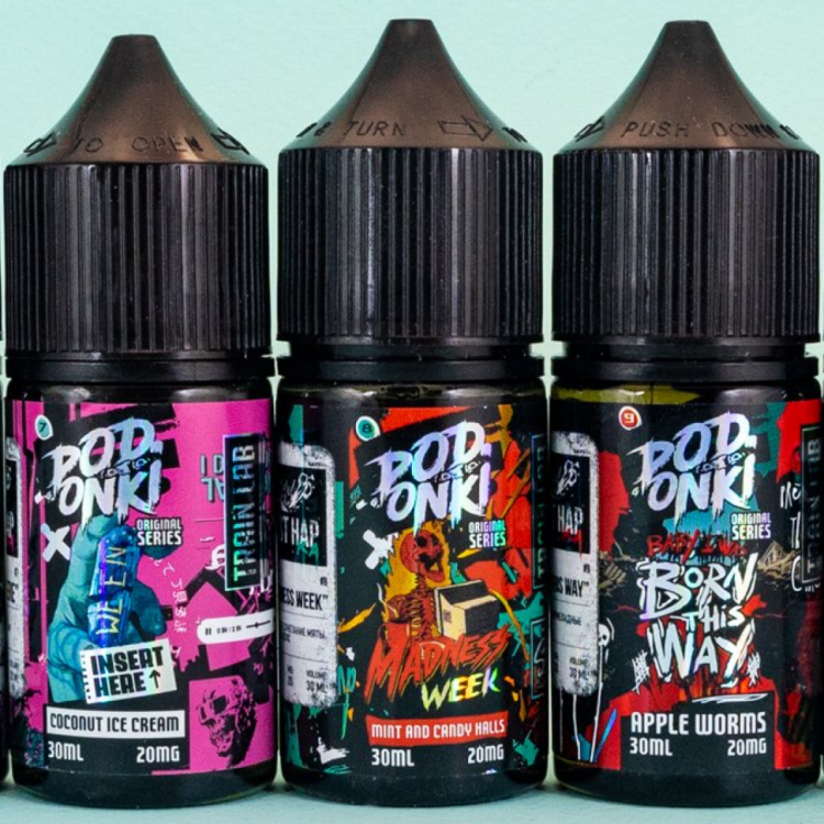 Жидкость Podonki Last Hap Hard Salt - Baby I Was Born this Way (Яблочные черви) 30мл (20 Hard)