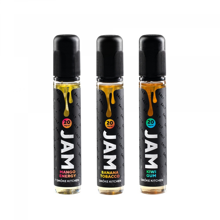 Smoke Kitchen Jam SALT - Banana Tobacco (Банан, Табак) 30 мл (20 мг)