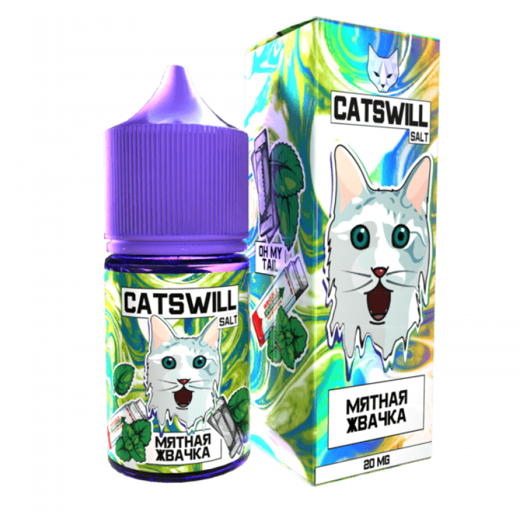 Жидкость Catswill Salt - Мятная жвачка 30 мл (20 мг)