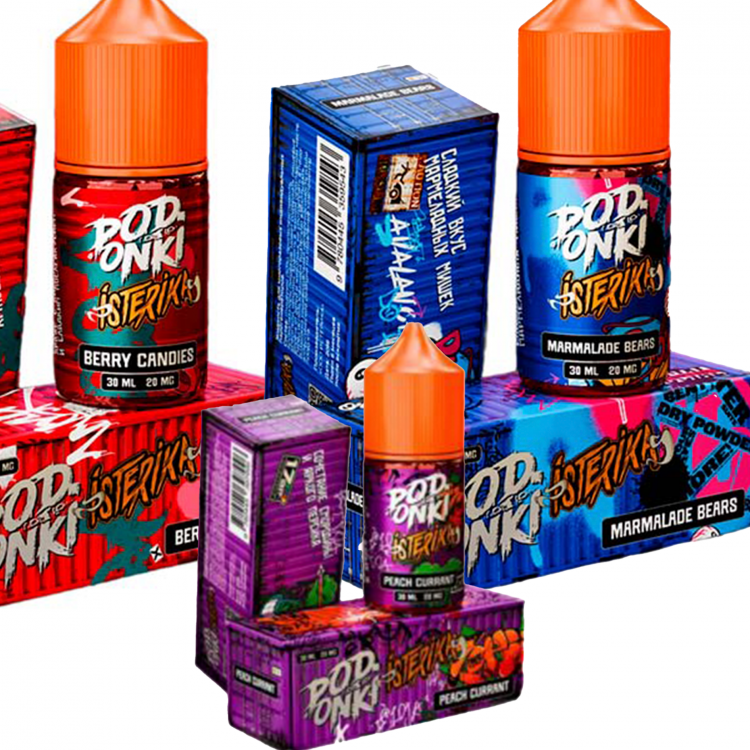 (M) Жидкость PODONKI & ISTERIKA Salt - Энергетик 30 мл (20 мг)