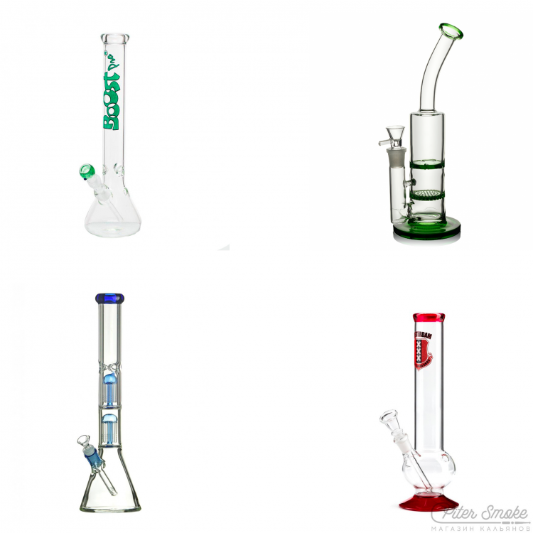 Бонг D&K Rasta Glass