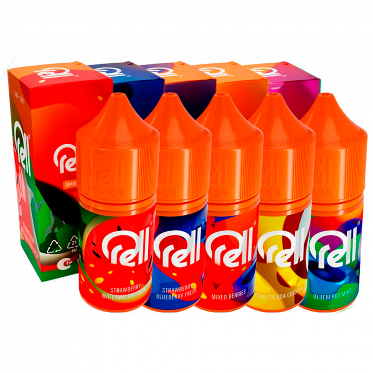 (М) Жидкость Rell Orange Salt - Kiwi cactus aloe 10 мл (18 мг)