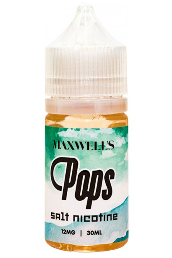 Жидкость Maxwells Salt - Pops (зеленое яблоко, киви, жвачка)  30 мл (20 мг)