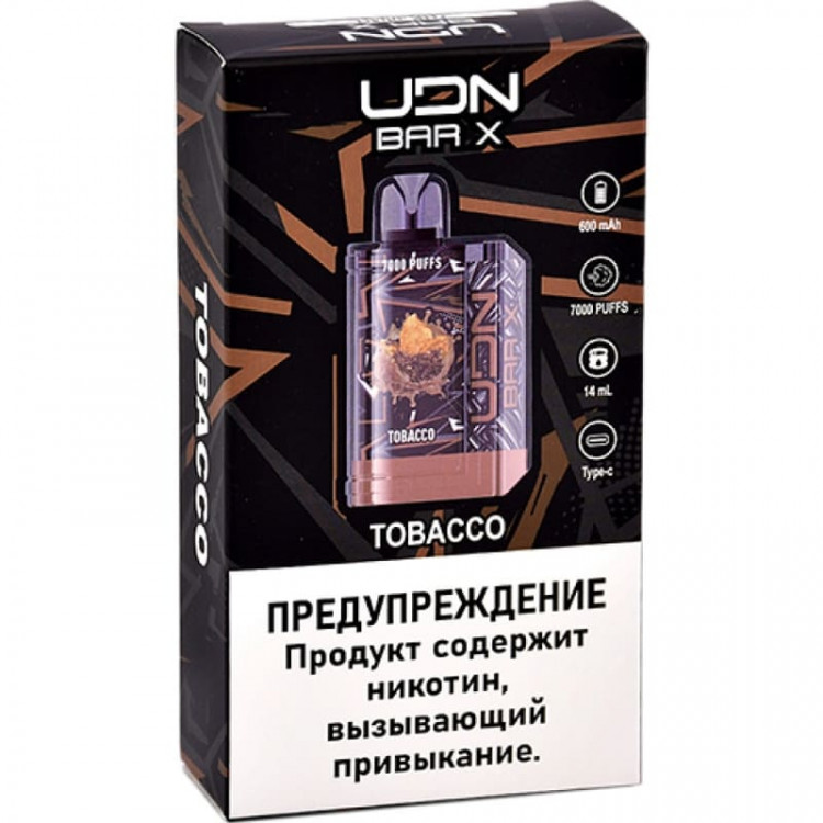 Одноразовая электронная сигарета UDN X V3 7000 - Banana Ice