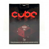 Уголь для кальяна Cube 72 шт (25 мм)