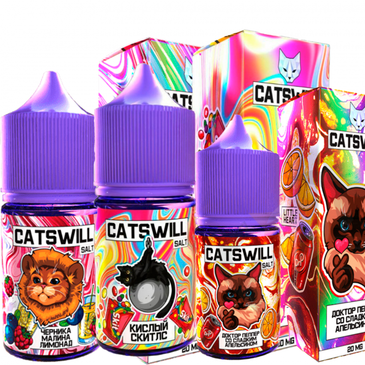 Жидкость Catswill Strong Salt - Мамба кислое яблоко киви 30 мл (20 Strong)